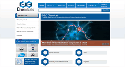 Desktop Screenshot of dcchemicals.com