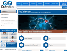 Tablet Screenshot of dcchemicals.com